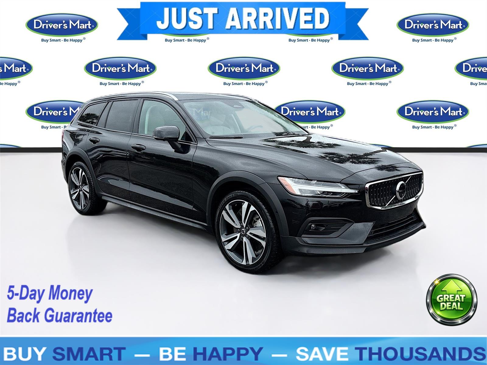 Onyx Black Metallic 2025 Volvo V60 Cross Country B5 Plus AWD Wagon All-Wheel Drive Automatic