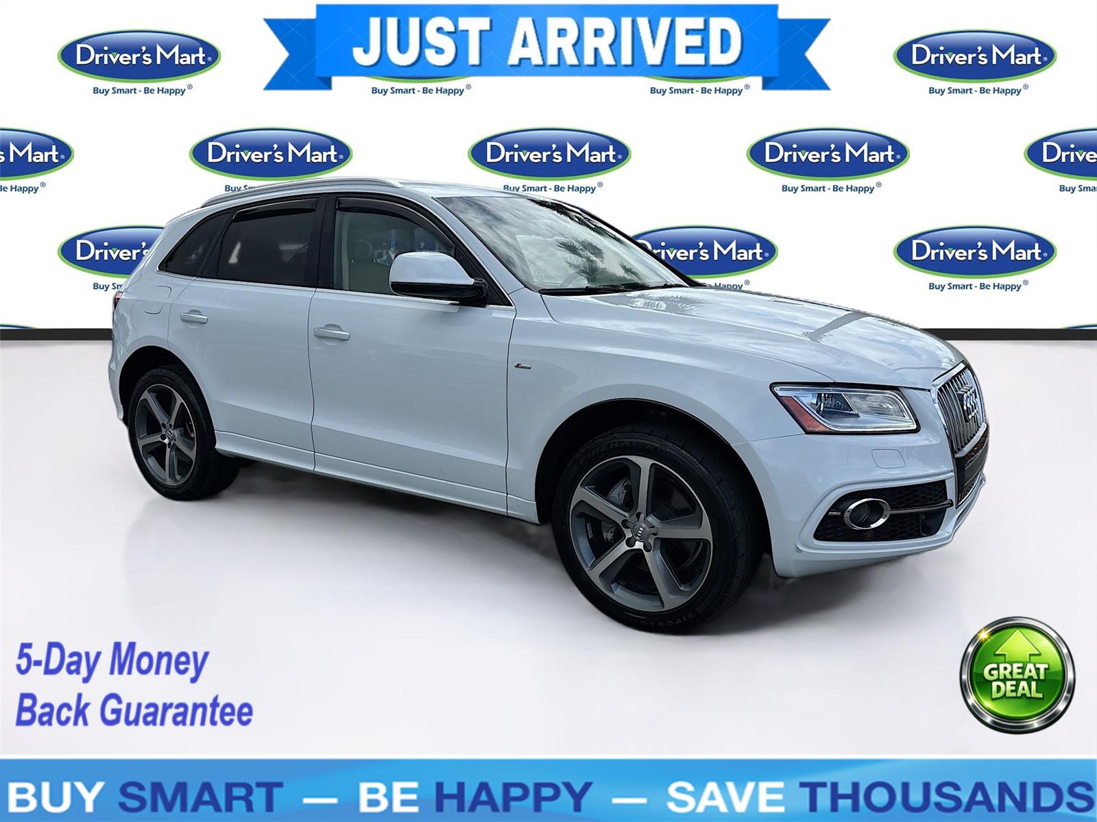 Glacier White Metallic 2017 Audi Q5 3.0T quattro Prestige SUV / Crossover All-Wheel Drive Automatic