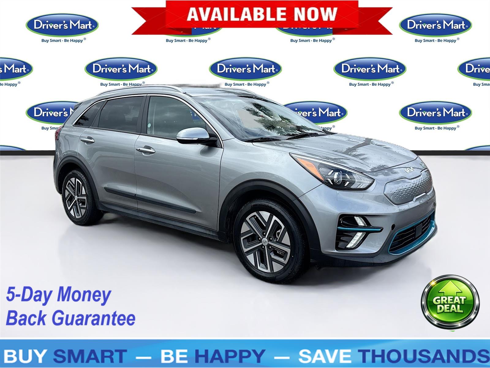 Steel Gray 2022 Kia Niro EV S FWD SUV / Crossover Front-Wheel Drive 1-Speed Dual Clutch