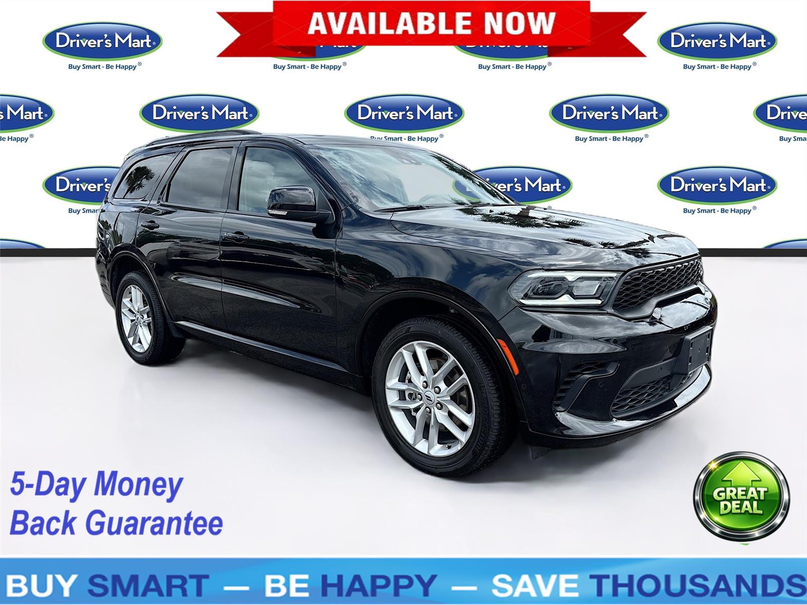 DB Black Clearcoat 2025 Dodge Durango GT Plus AWD SUV / Crossover All-Wheel Drive 8-Speed Automatic