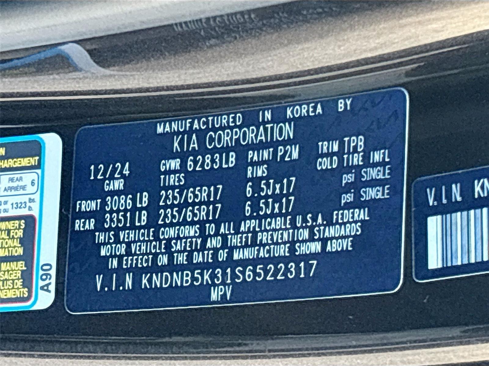 2025 Kia Carnival LXS