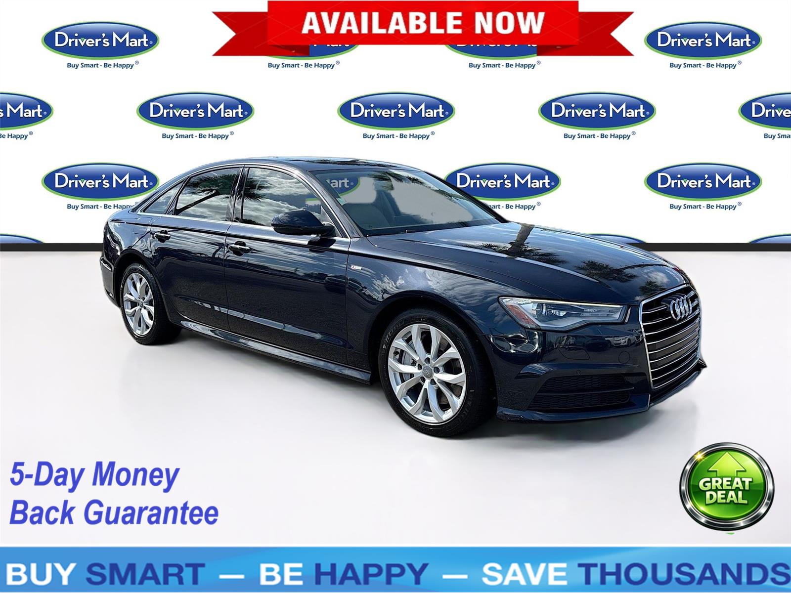 Moonlight Blue Metallic 2018 Audi A6 2.0T Premium Sedan FWD Sedan Front-Wheel Drive Automatic
