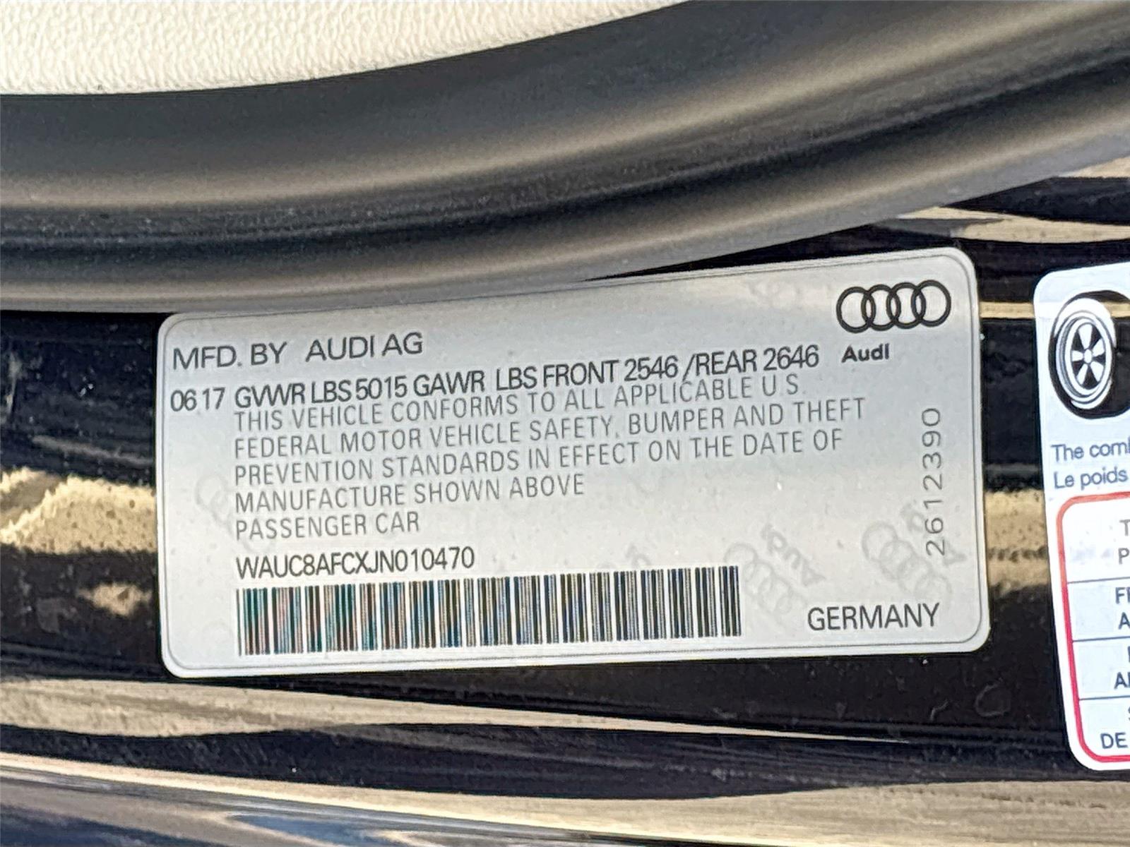 2018 Audi A6 Premium