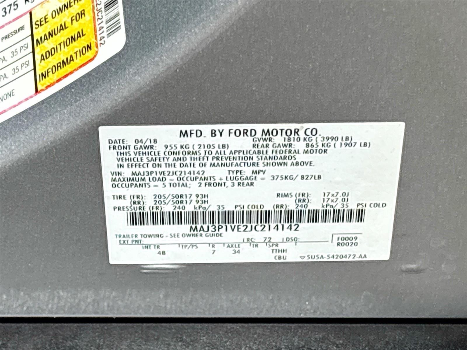 2018 Ford EcoSport Titanium