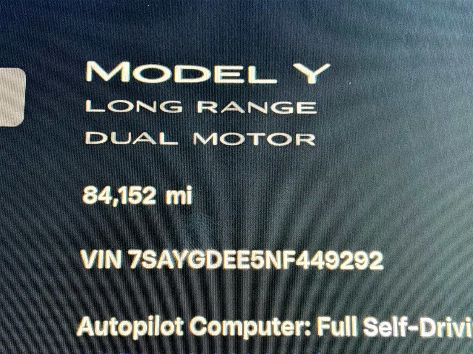 2022 Tesla Model Y Long Range