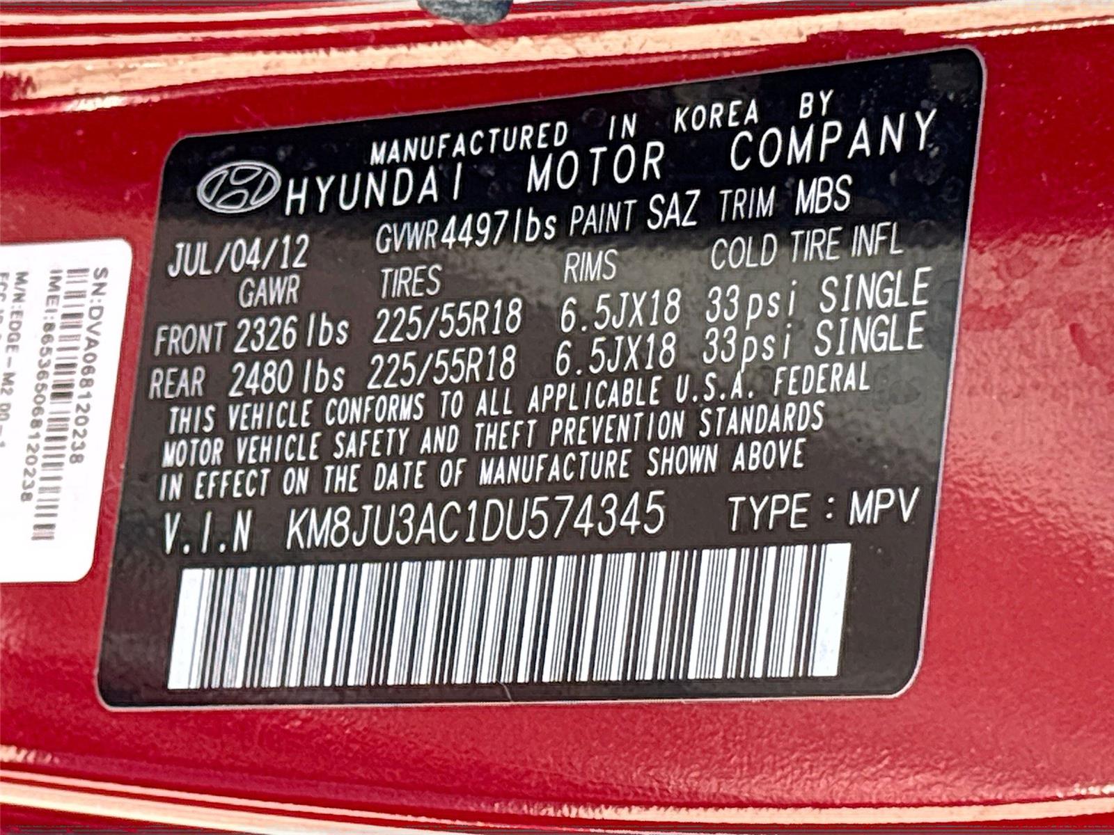 2013 Hyundai Tucson Limited