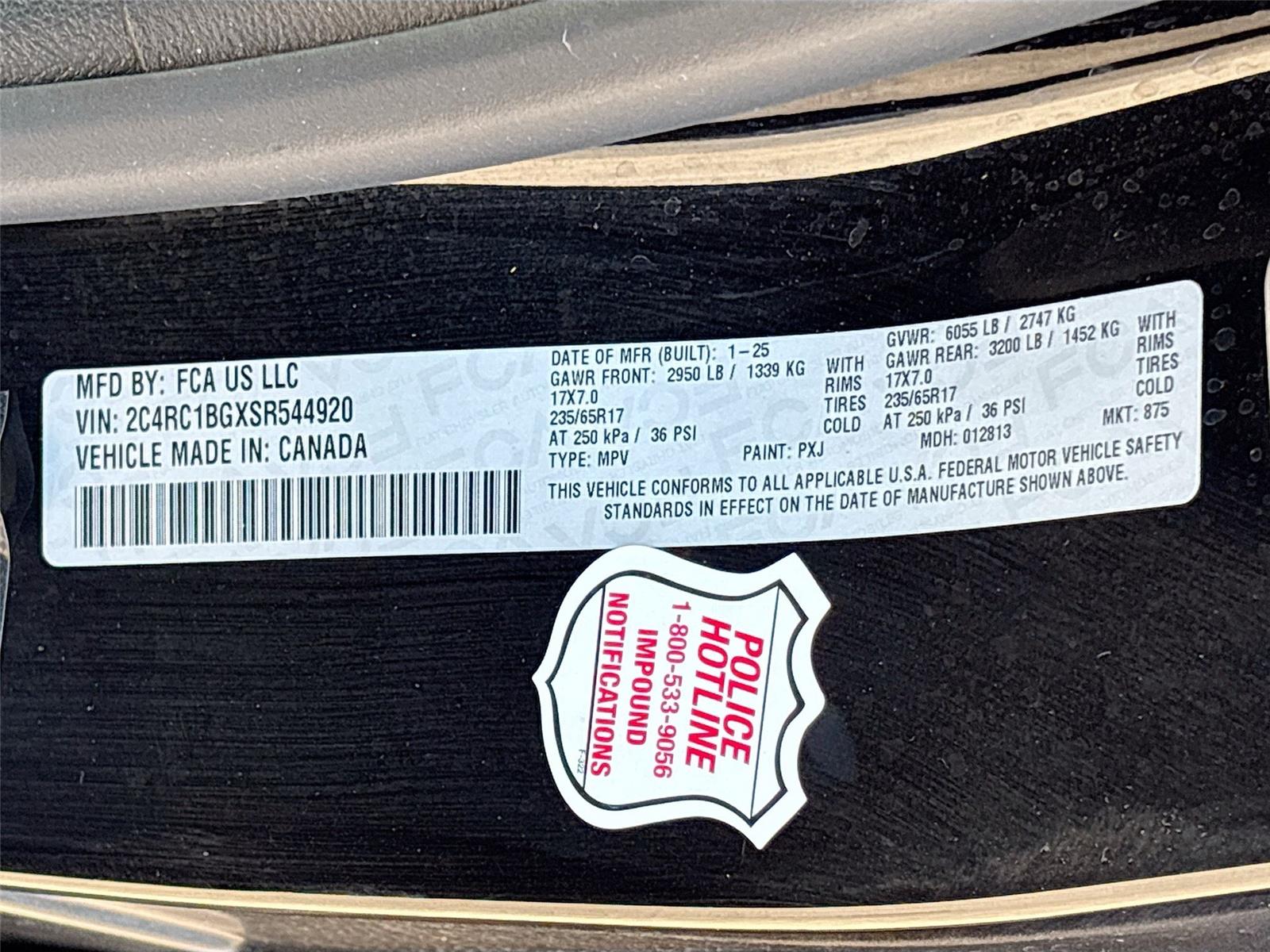 2025 Chrysler Pacifica Select