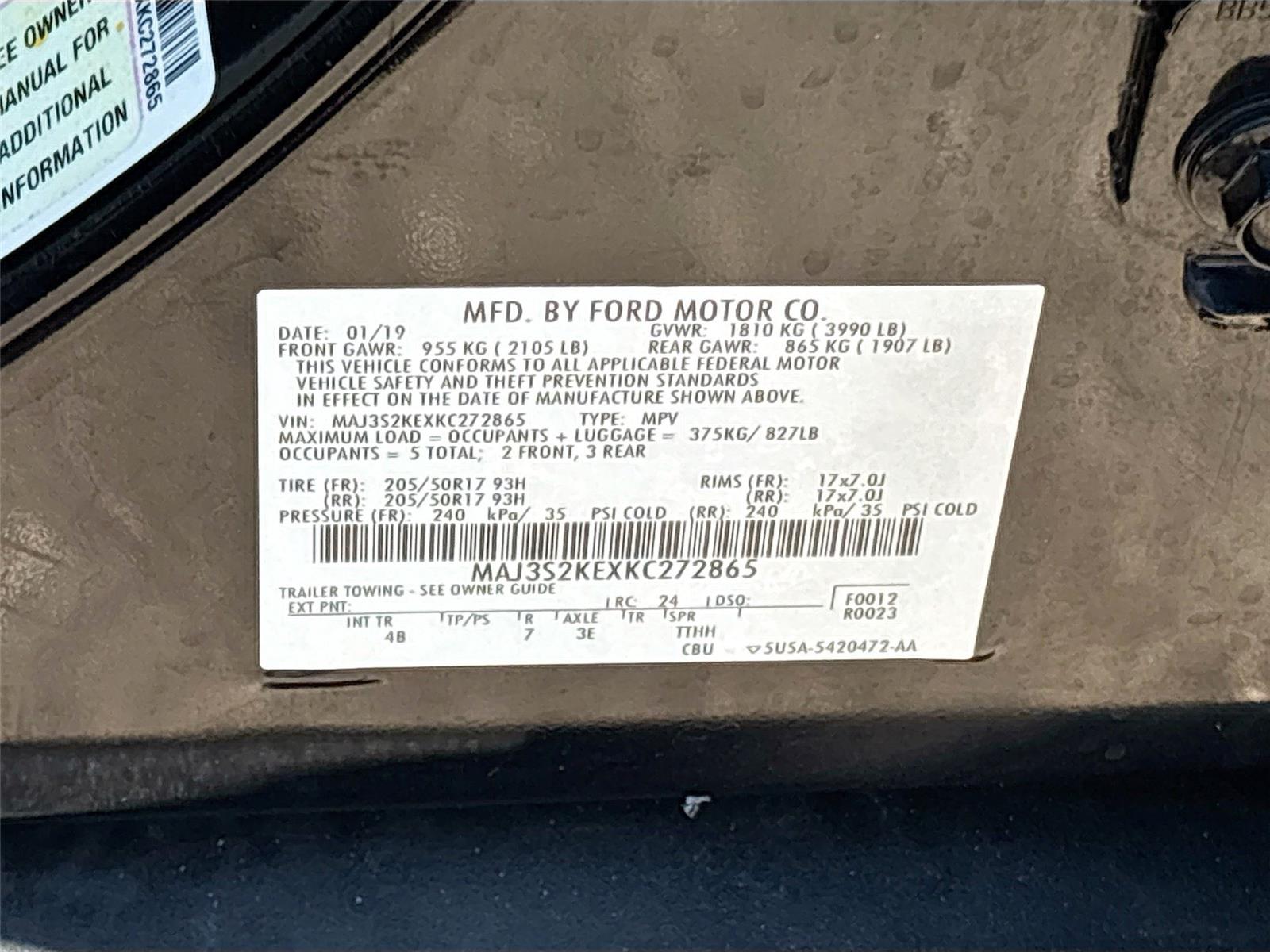 2019 Ford EcoSport Titanium