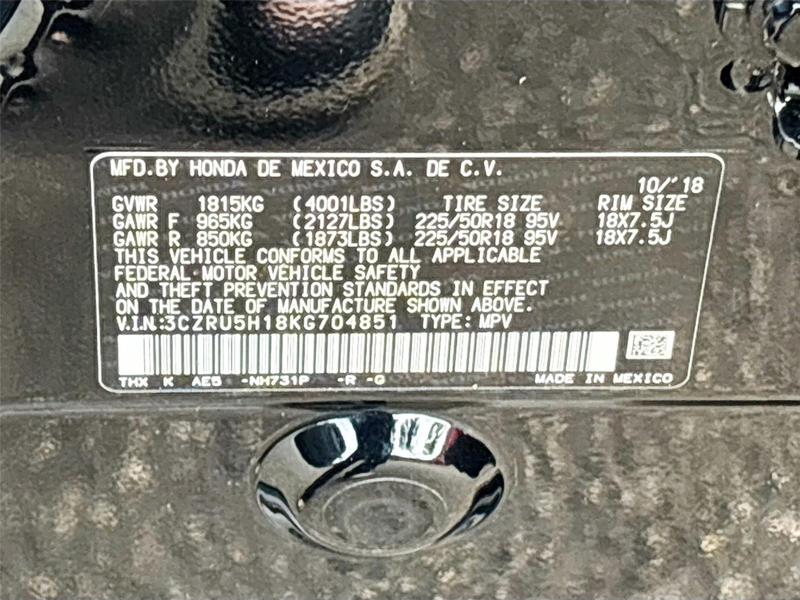 2019 Honda HR-V Sport