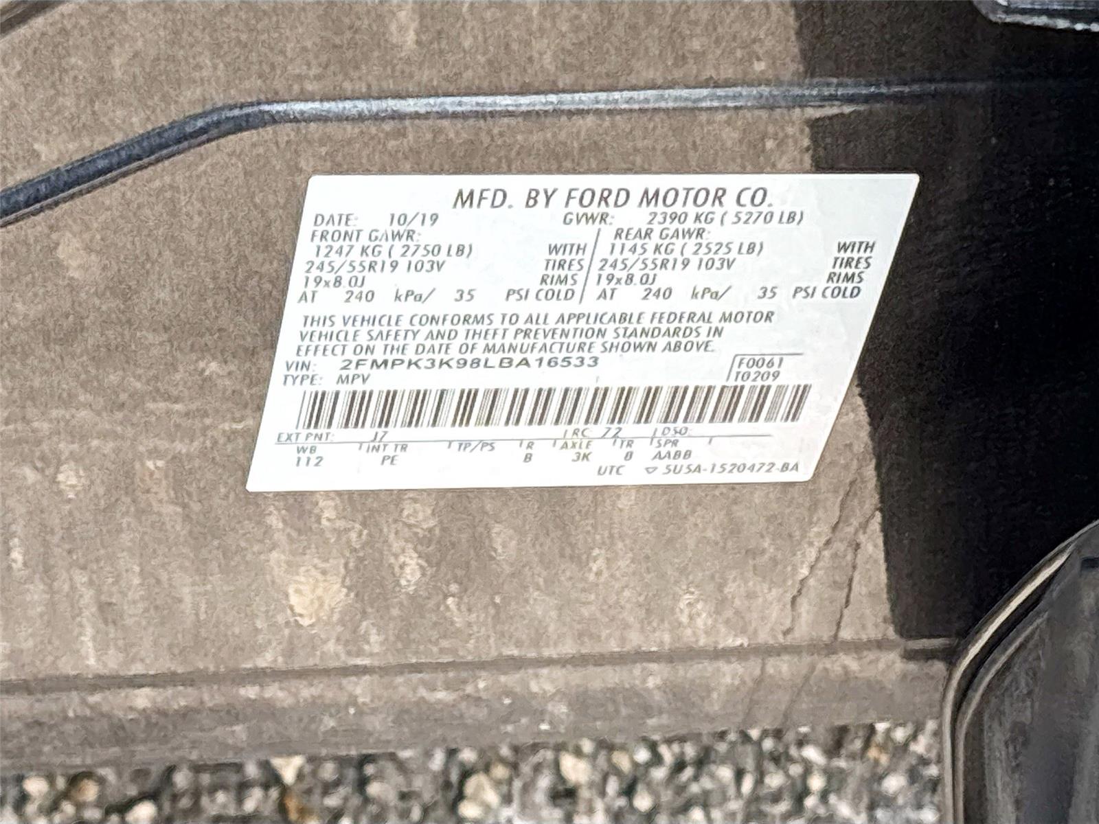 2020 Ford Edge Titanium