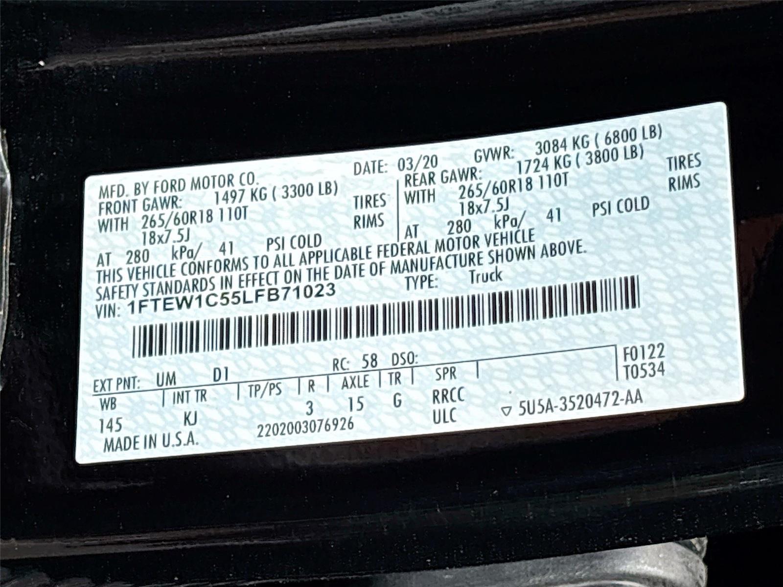 2020 Ford F-150 King Ranch