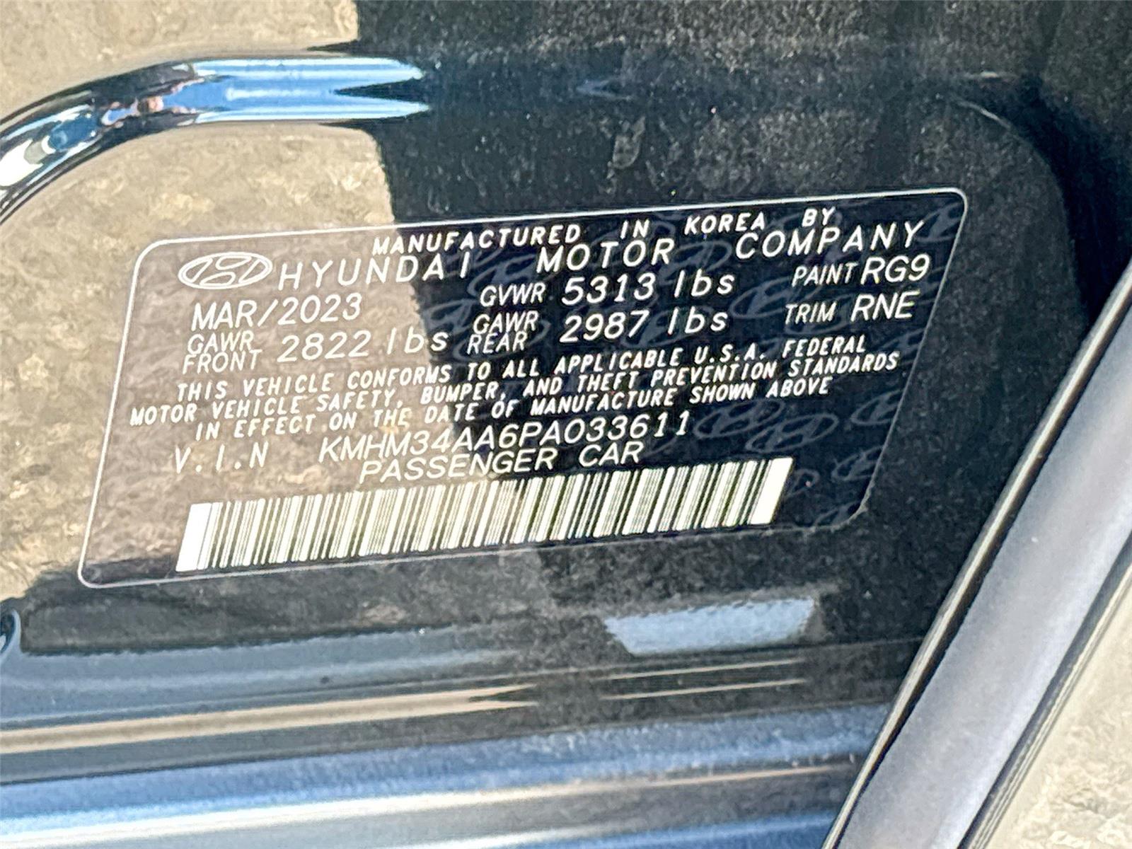 2023 Hyundai IONIQ 6 SEL