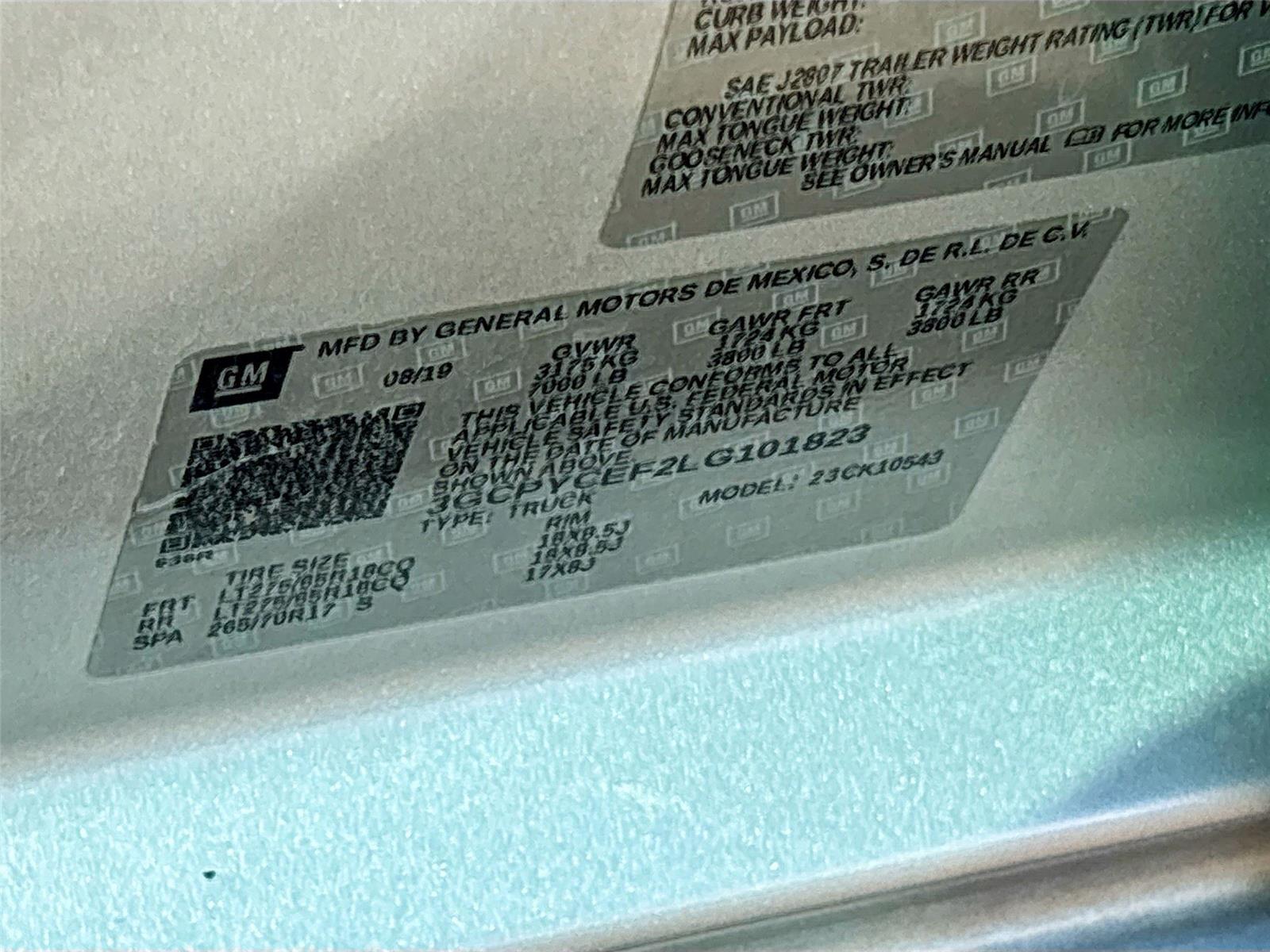 2020 Chevrolet Silverado 1500 Custom Trail Boss