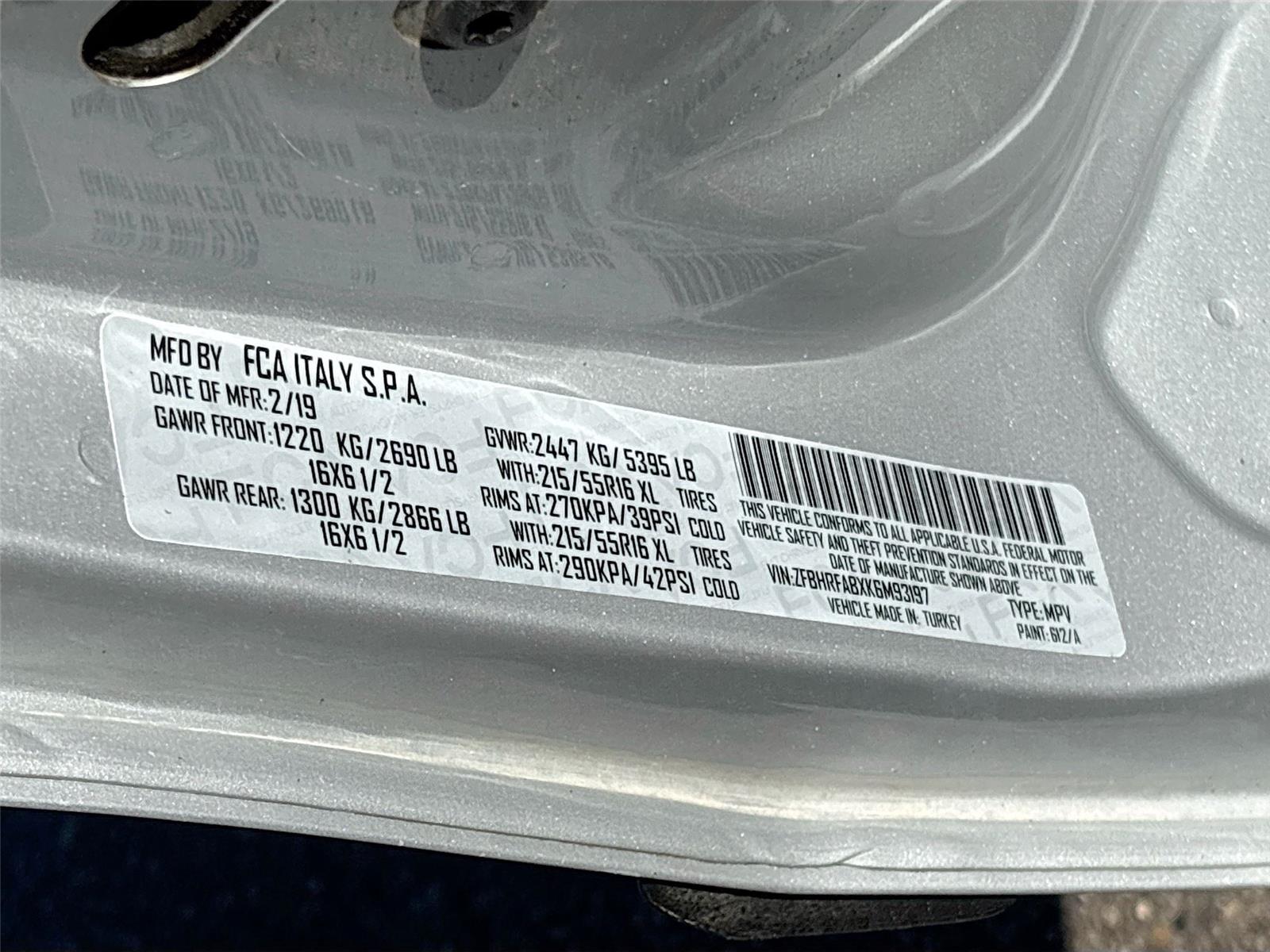 2019 Ram ProMaster City Cargo Van Tradesman