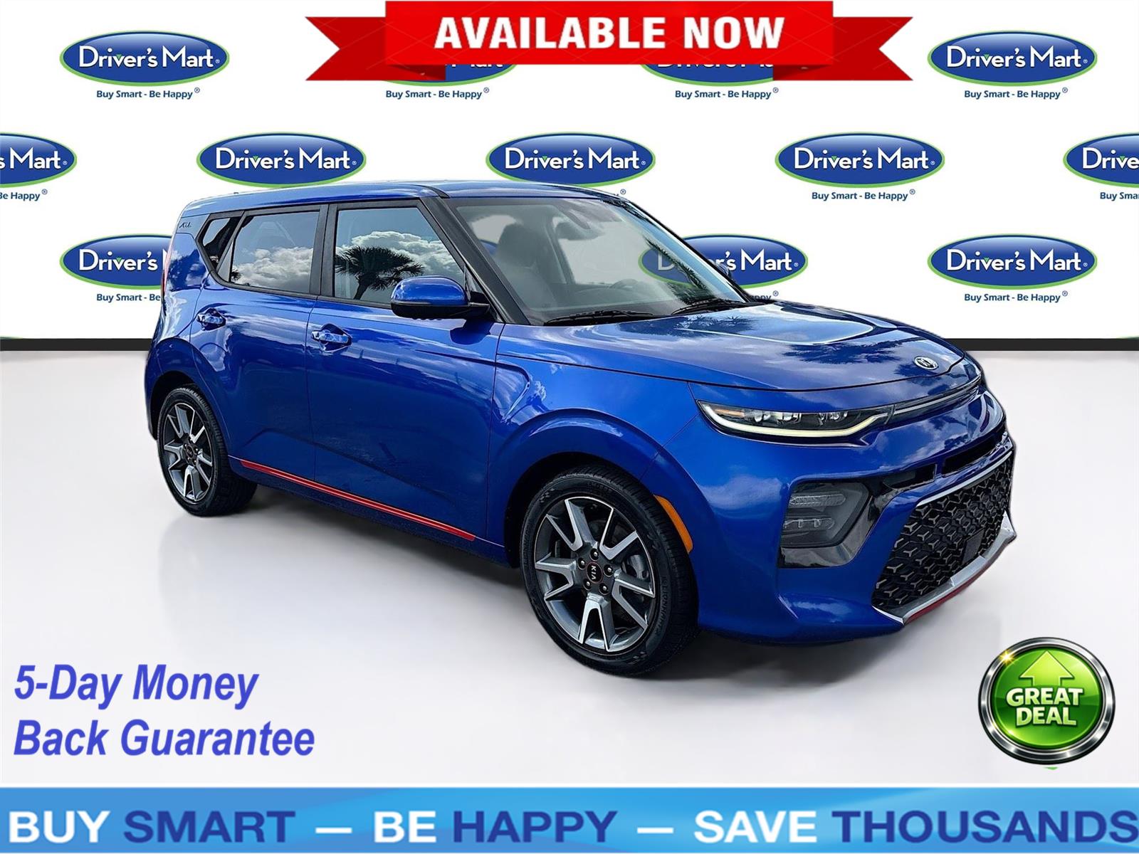 Neptune Blue 2020 Kia Soul GT-Line FWD SUV / Crossover Front-Wheel Drive 7-Speed Automatic