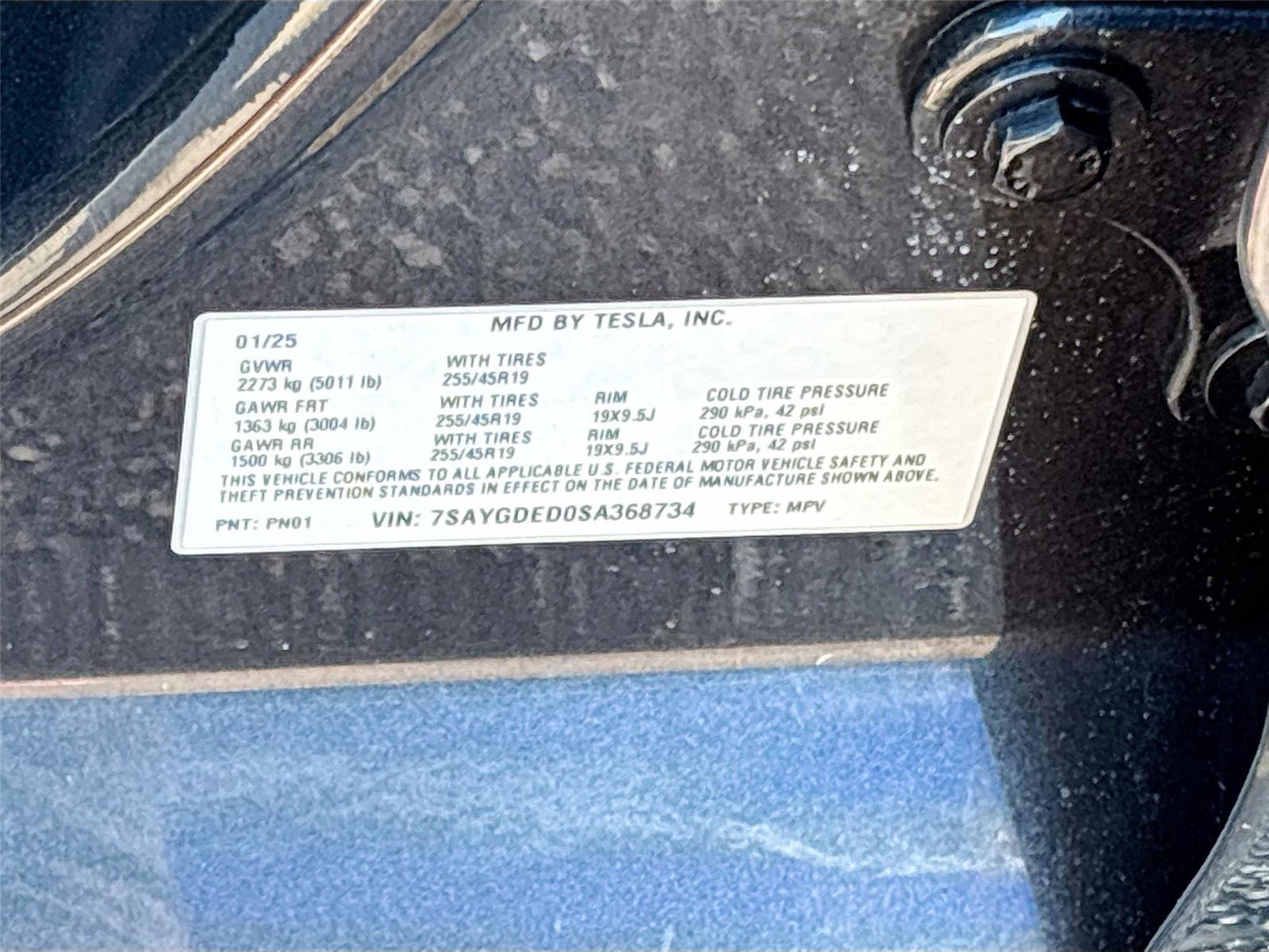 2025 Tesla Model Y Long Range