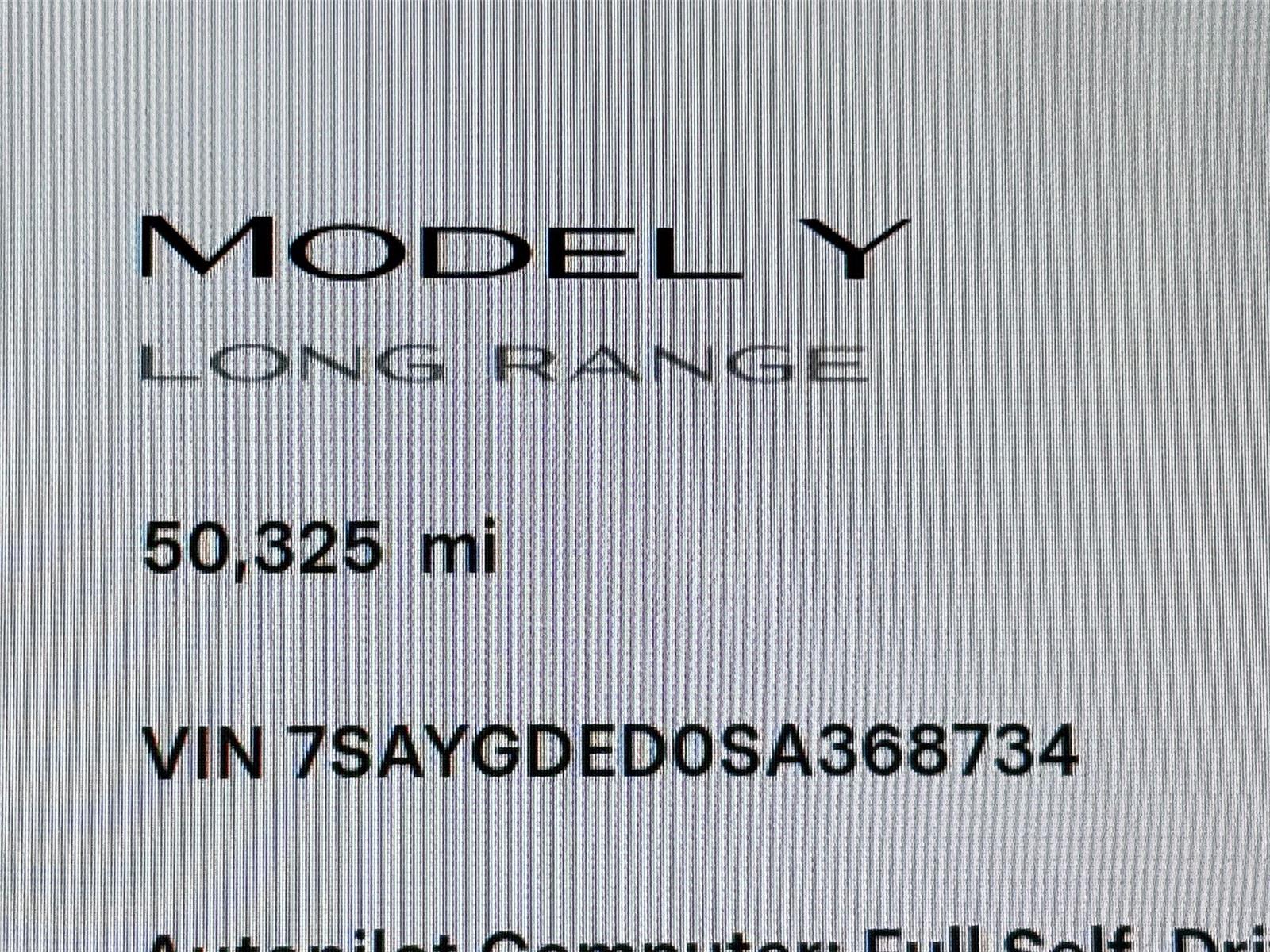 2025 Tesla Model Y Long Range