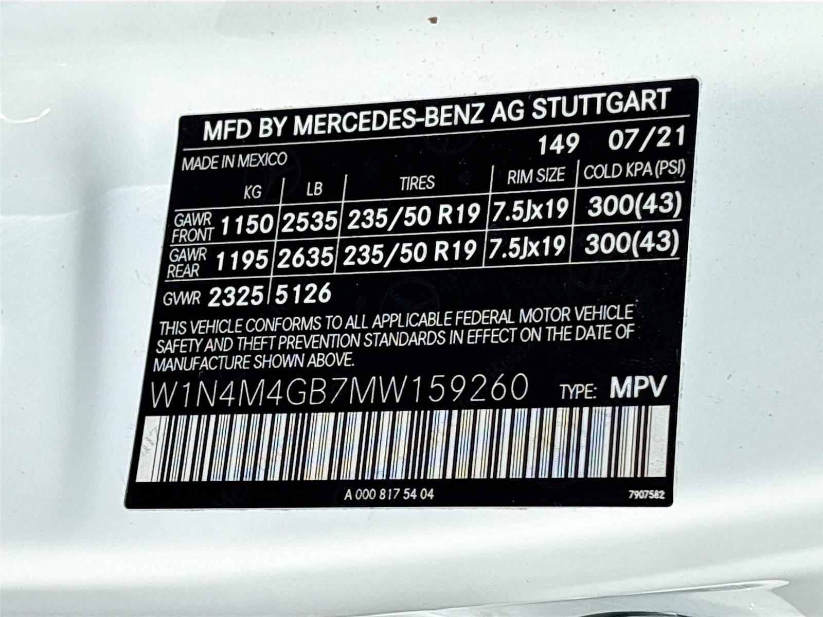 2021 Mercedes-Benz GLB GLB 250