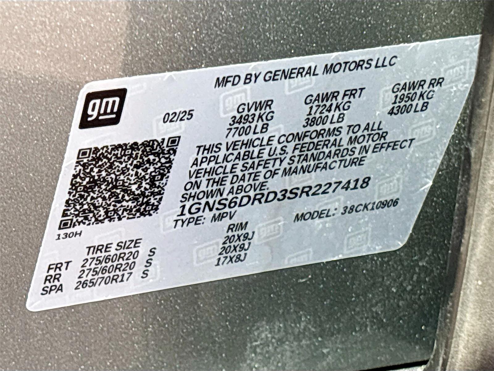 2025 Chevrolet Suburban Z71