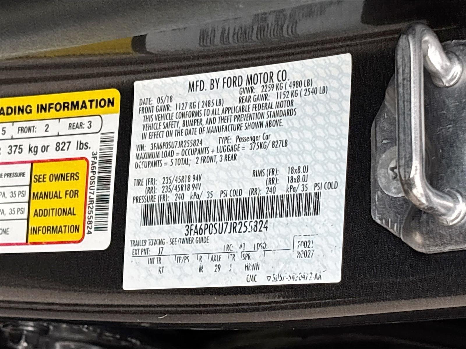 2018 Ford Fusion Energi Titanium