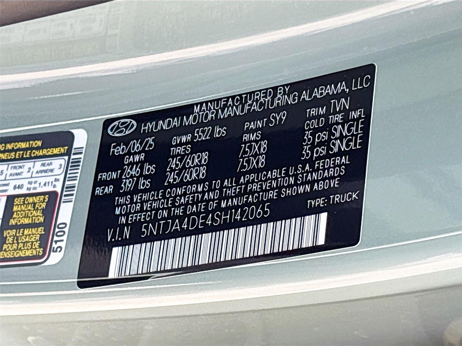 2025 Hyundai Santa Cruz SE