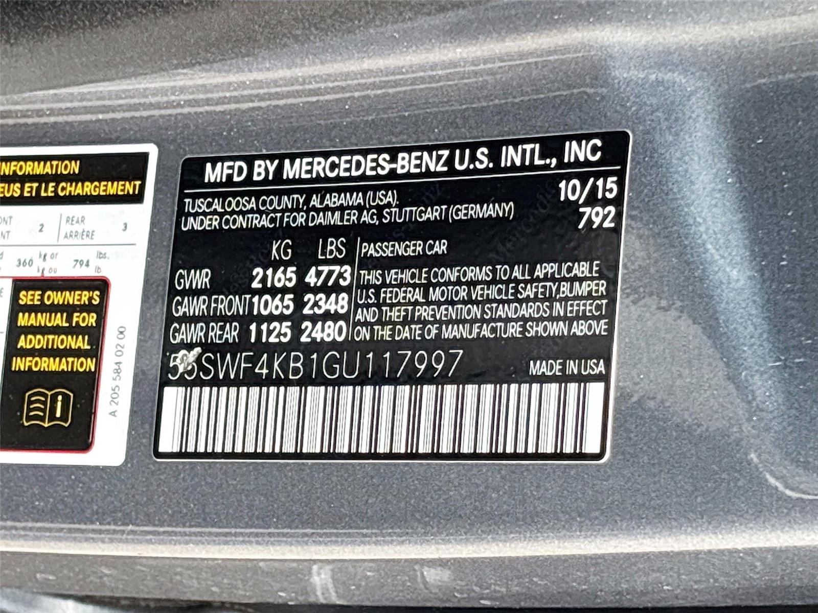 2016 Mercedes-Benz C-Class C 300