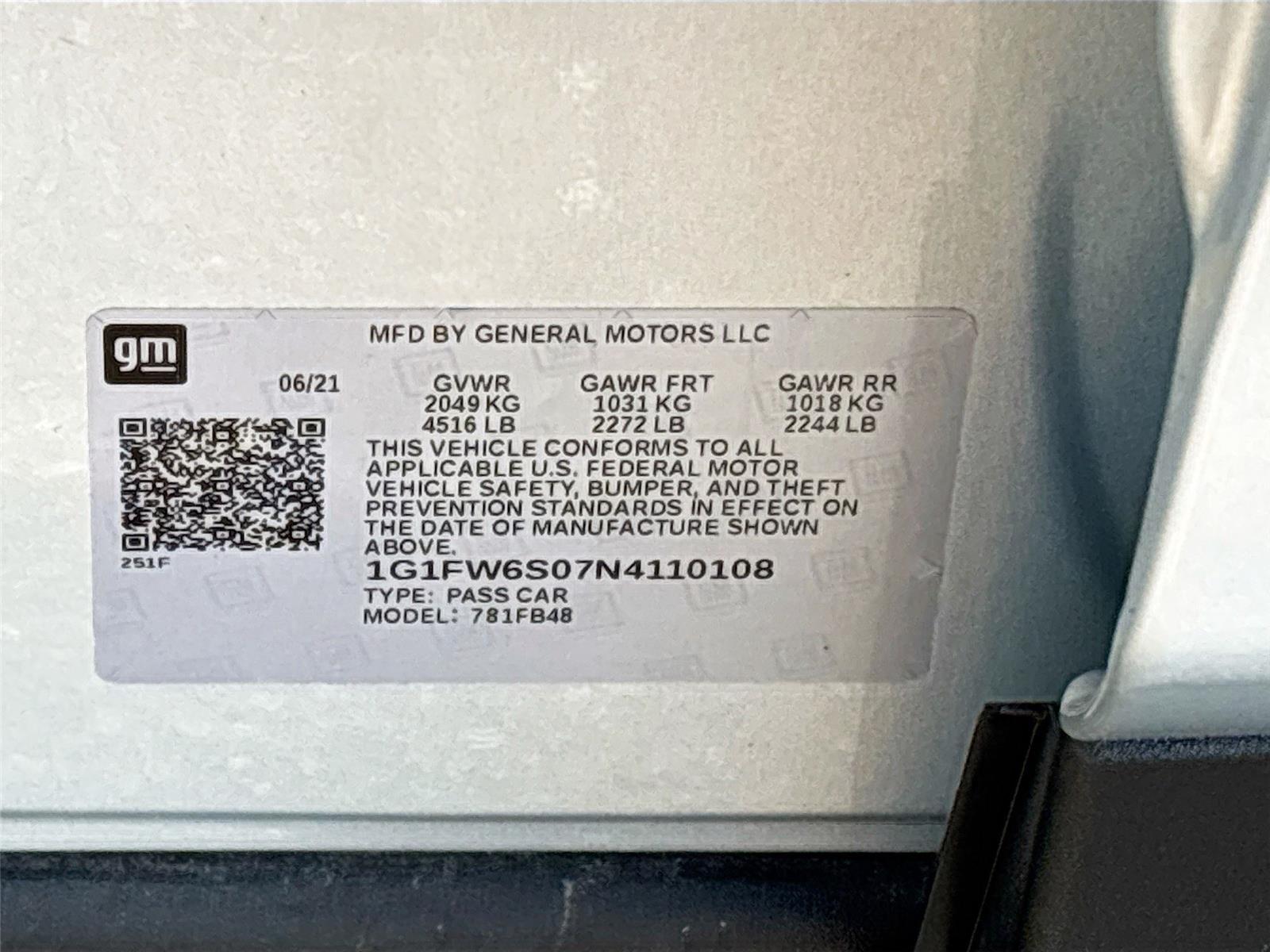 2022 Chevrolet Bolt EV 1LT