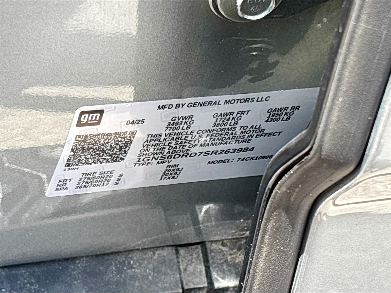 2025 Chevrolet Suburban Z71