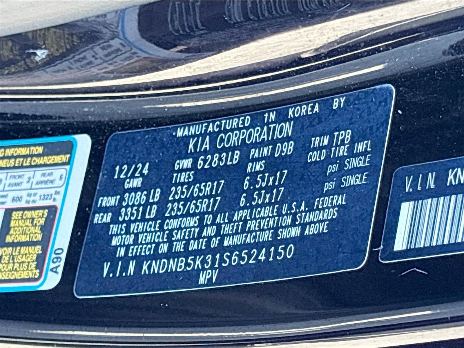 2025 Kia Carnival LXS