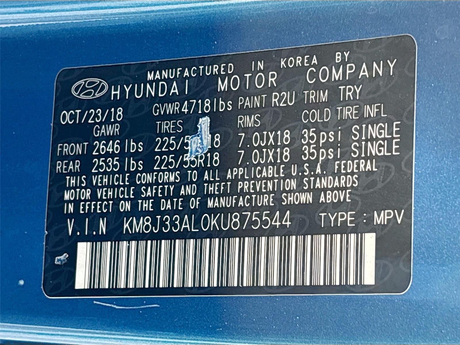 2019 Hyundai Tucson SEL