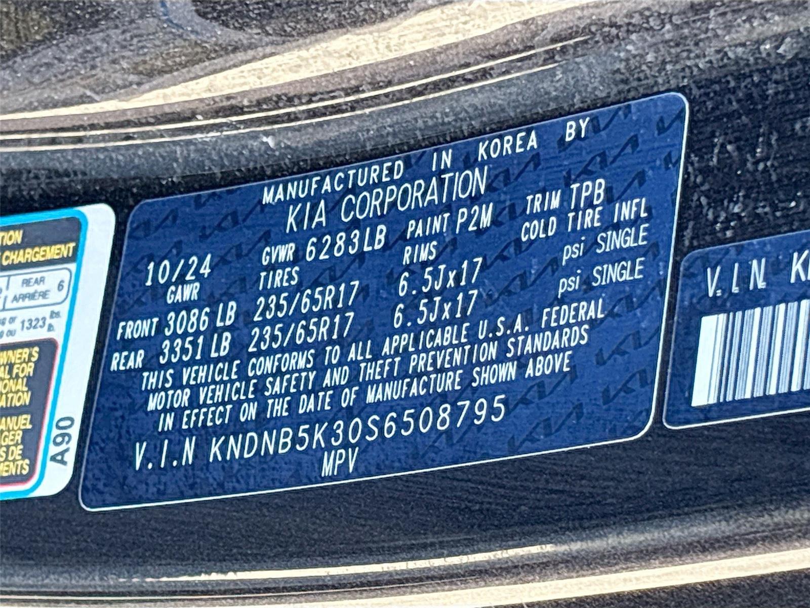 2025 Kia Carnival LXS
