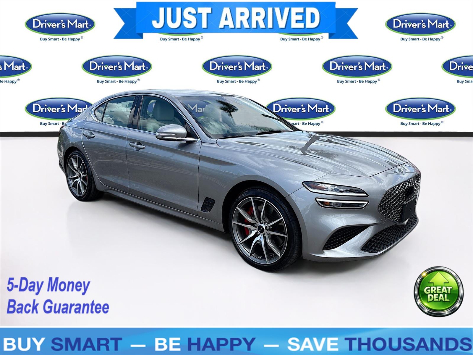 Savile Silver 2025 Genesis G70 2.5T Standard RWD Sedan Rear-Wheel Drive Automatic