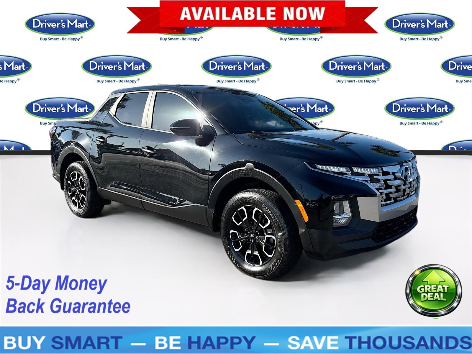 Phantom Black 2022 Hyundai Santa Cruz SEL Crew Cab FWD Pickup Truck Front-Wheel Drive Automatic