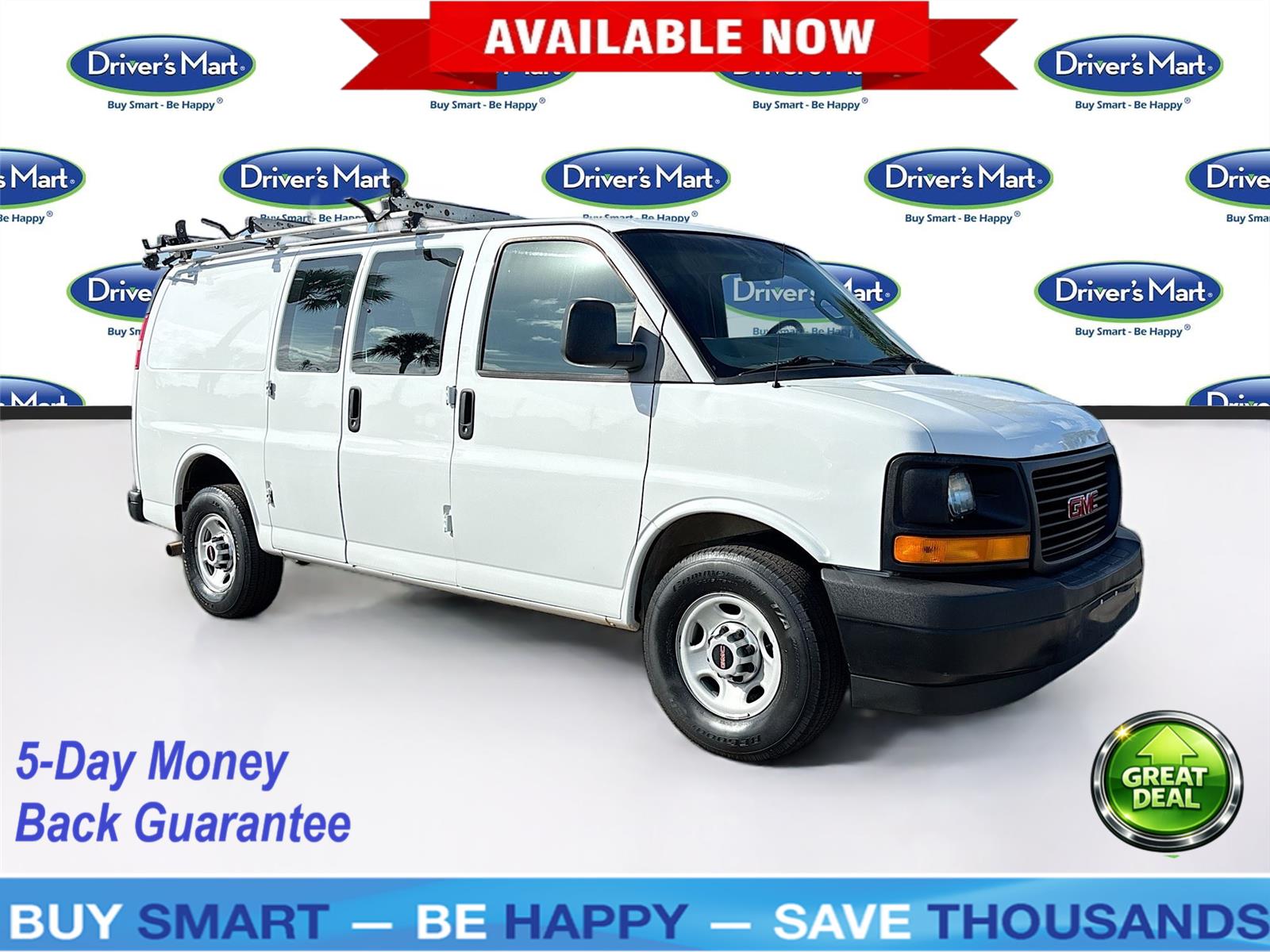 Summit White 2017 GMC Savana Cargo 2500 RWD Van Rear-Wheel Drive 6-Speed Automatic