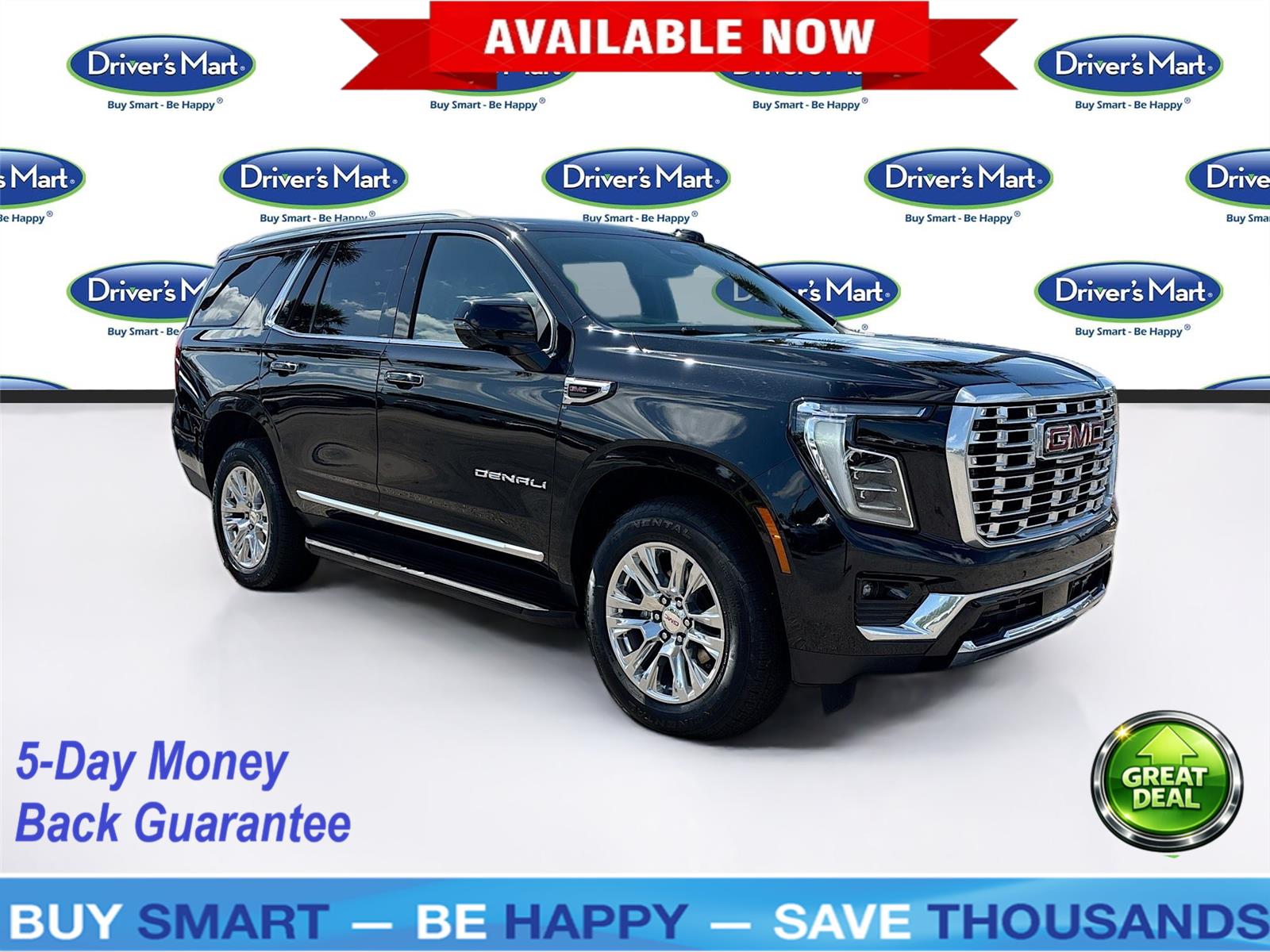 Onyx Black 2025 GMC Yukon Denali RWD SUV / Crossover 4X2 Automatic
