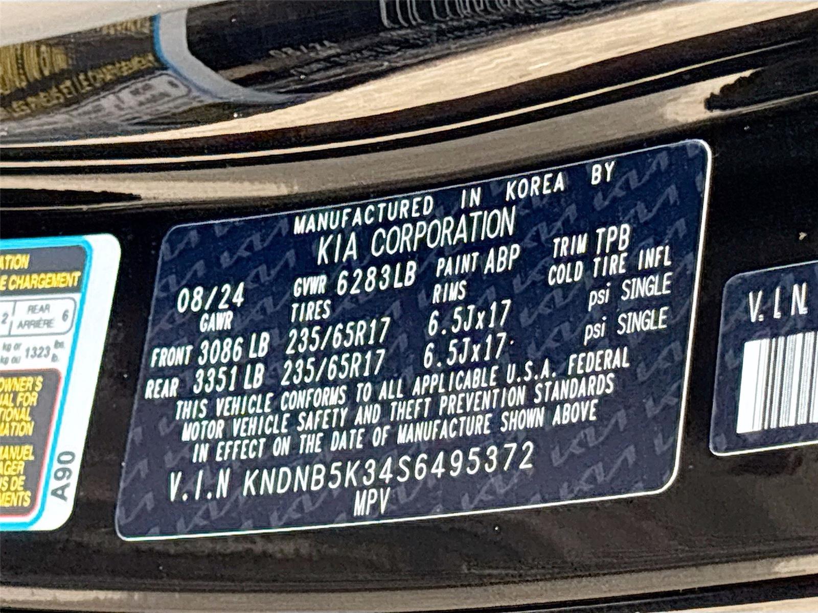 2025 Kia Carnival LXS
