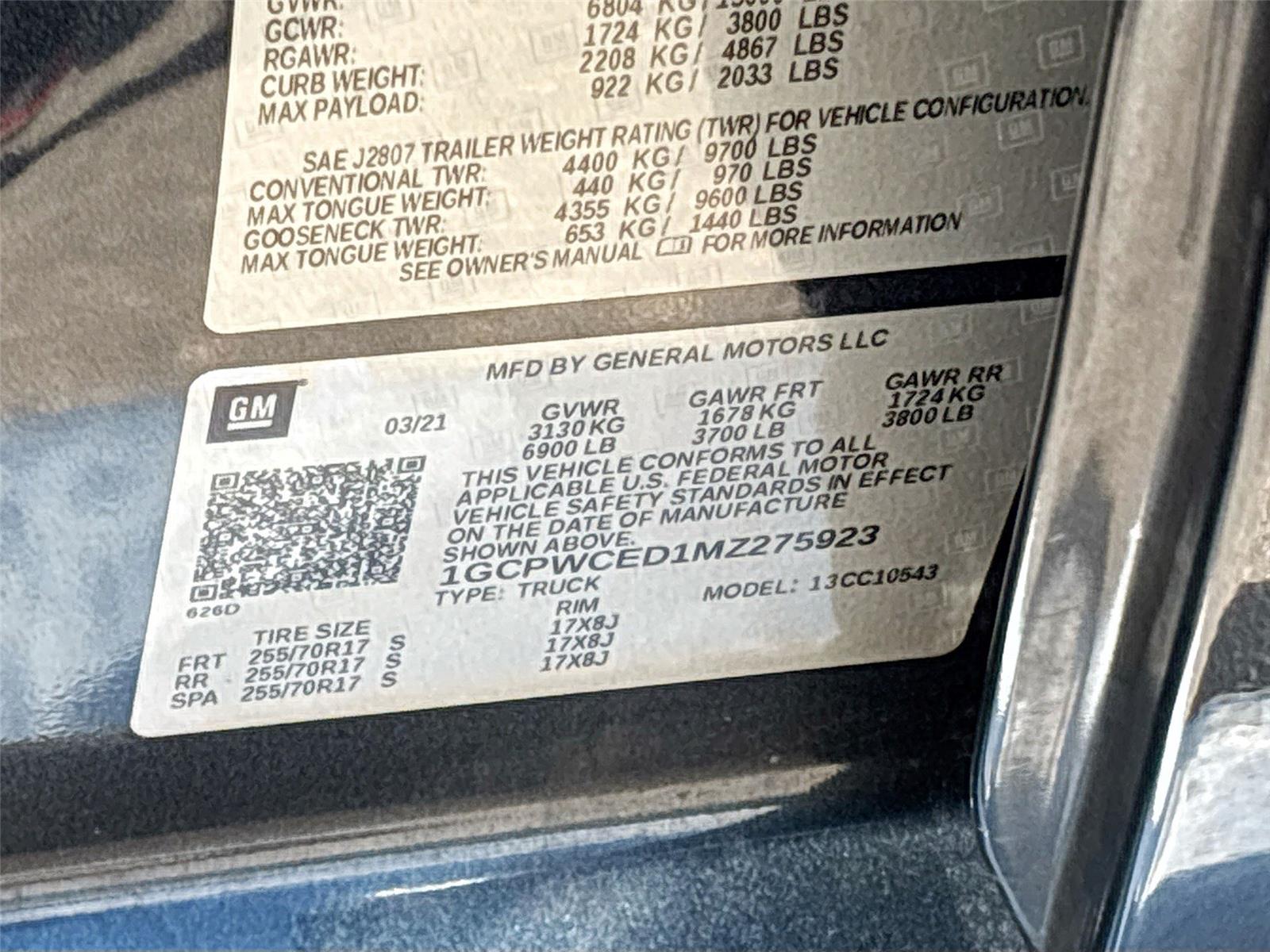 2021 Chevrolet Silverado 1500 LT