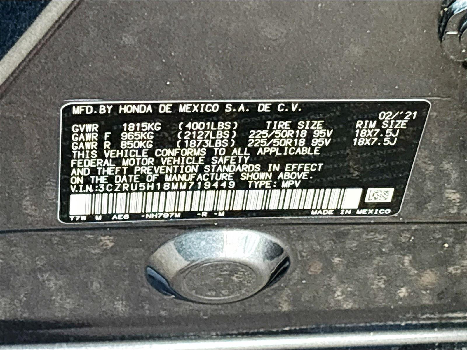 2021 Honda HR-V Sport