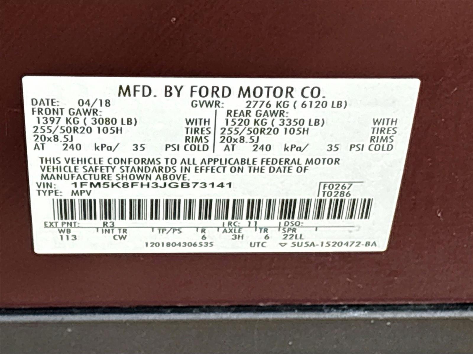 2018 Ford Explorer Limited