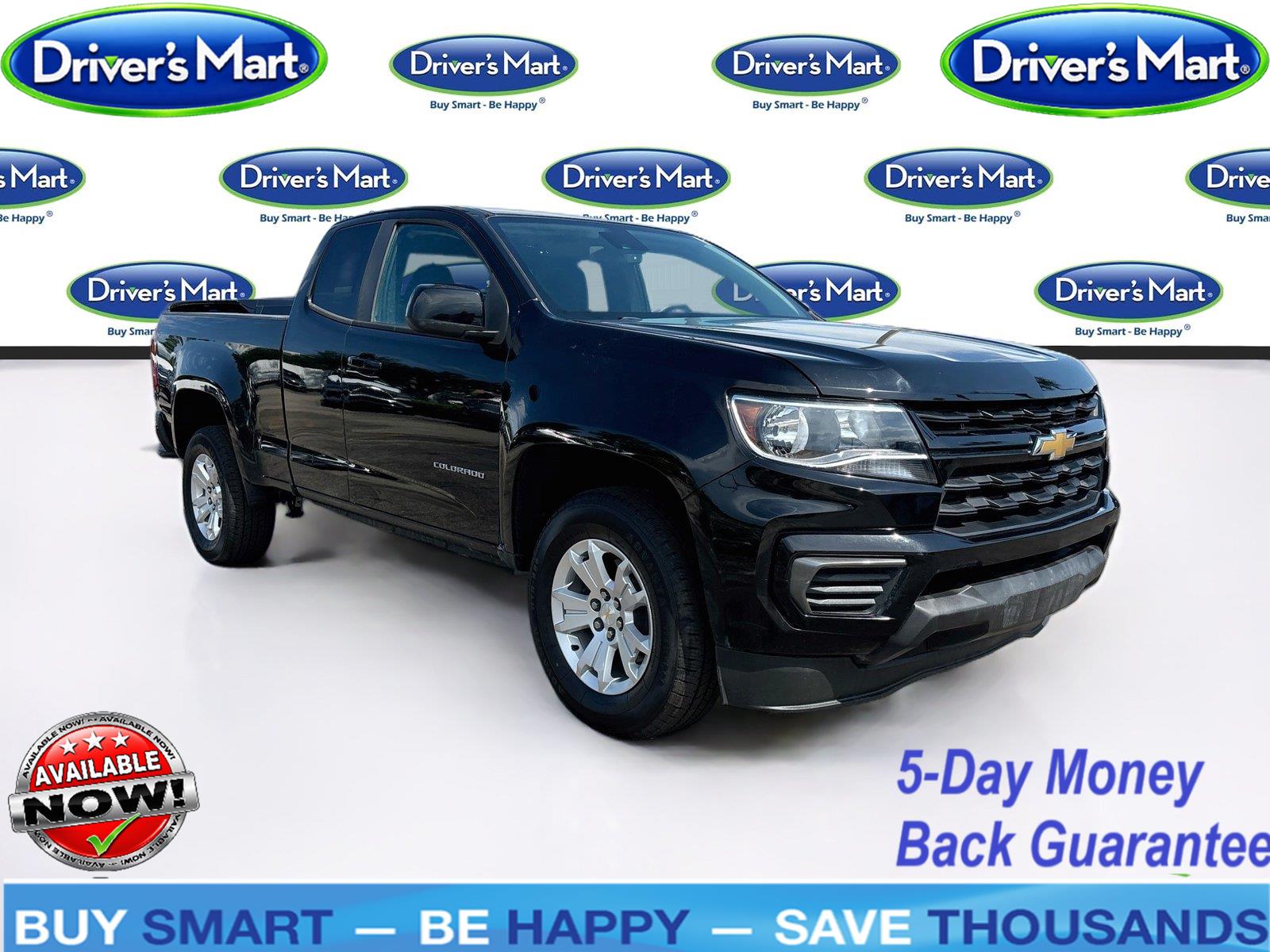 Black 2021 Chevrolet Colorado Pickup Truck 4X2 6-Speed Automatic