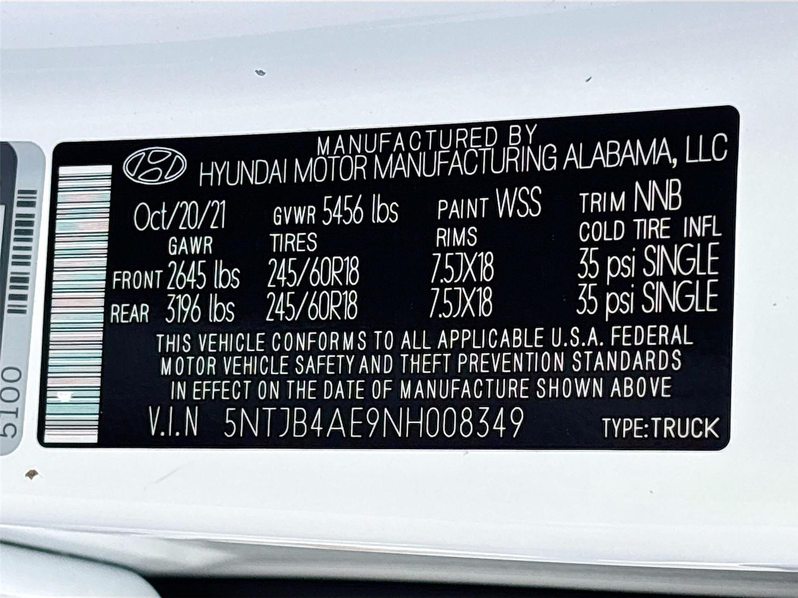 2022 Hyundai Santa Cruz SEL