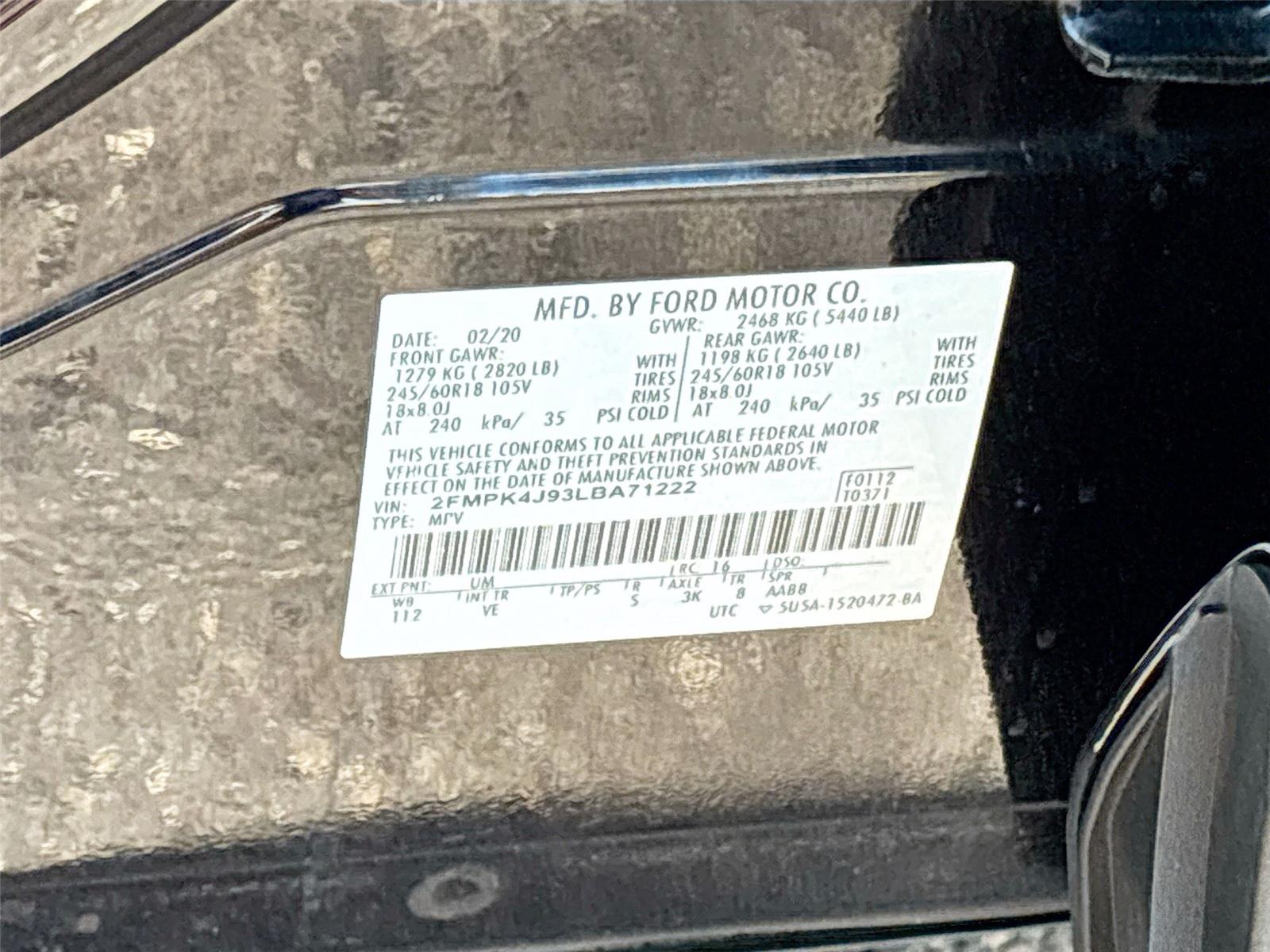 2020 Ford Edge SEL