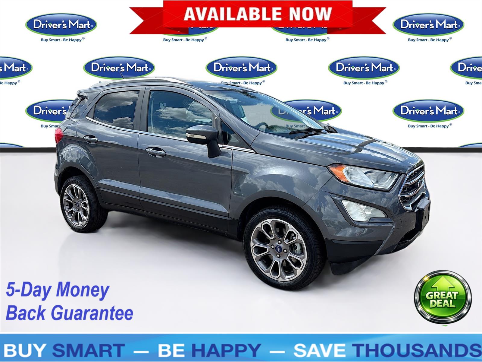 Smoke 2020 Ford EcoSport Titanium AWD SUV / Crossover All-Wheel Drive 6-Speed Automatic