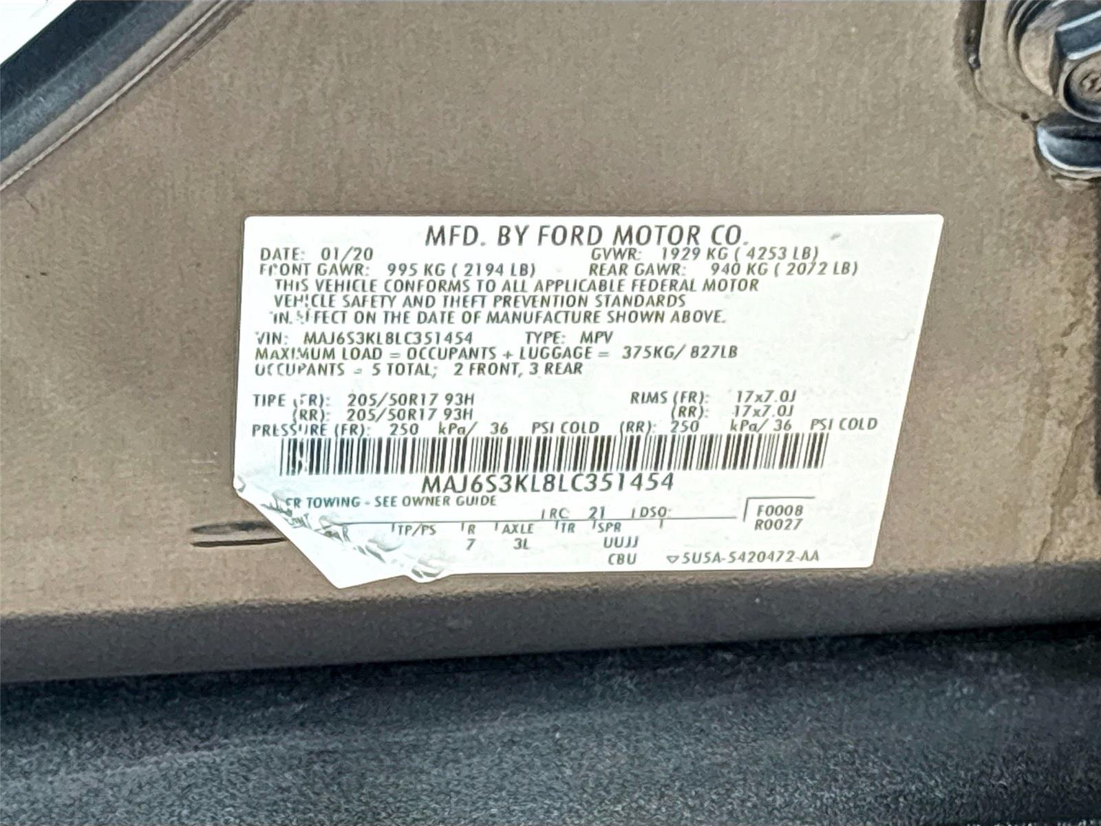 2020 Ford EcoSport Titanium
