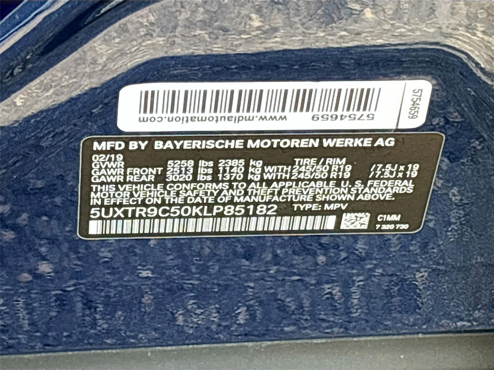 2019 BMW X3 xDrive30i