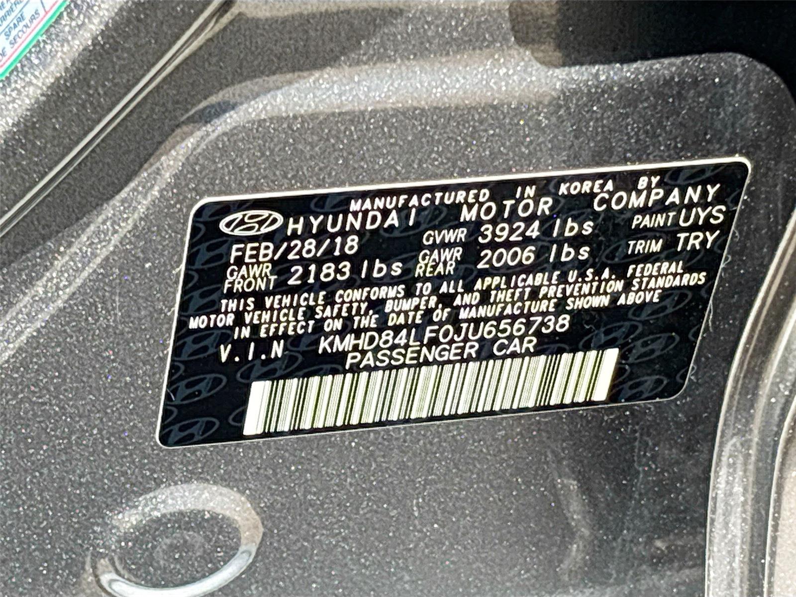2018 Hyundai Elantra Value Edition