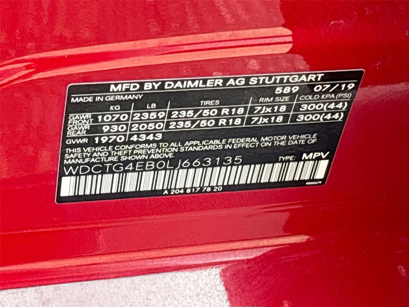 2020 Mercedes-Benz GLA GLA 250