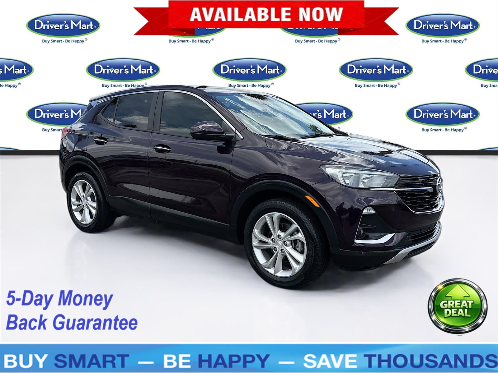 Black Currant Metallic 2020 Buick Encore GX SUV / Crossover Front-Wheel Drive Continuously Variable Transmission