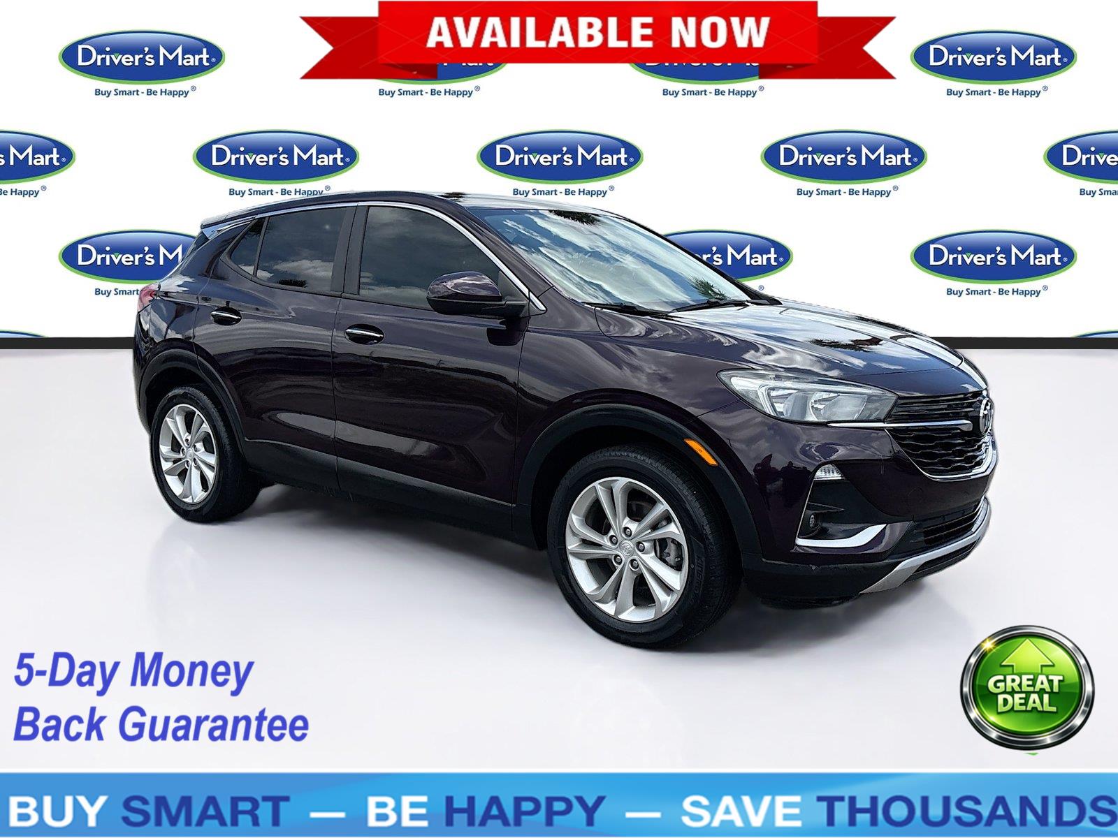 Black Currant Metallic 2020 Buick Encore GX SUV / Crossover Front-Wheel Drive Continuously Variable Transmission