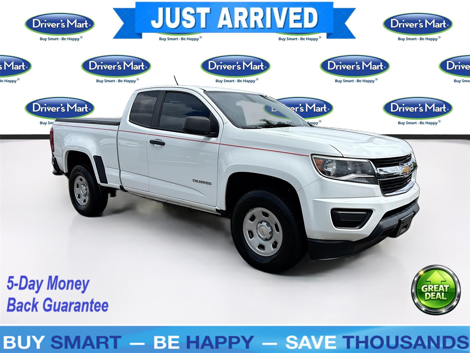 Summit White 2016 Chevrolet Colorado Work Truck Extended Cab LB RWD Pickup Truck 4X2 6-Speed Automatic
